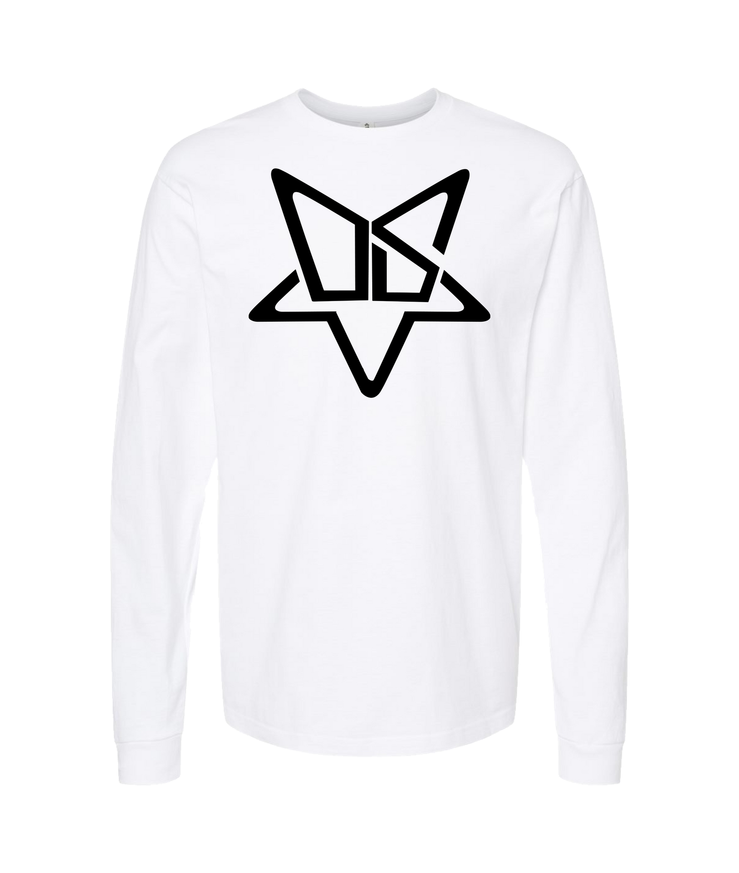 Dead Skankz - Star Logo - White Long Sleeve T