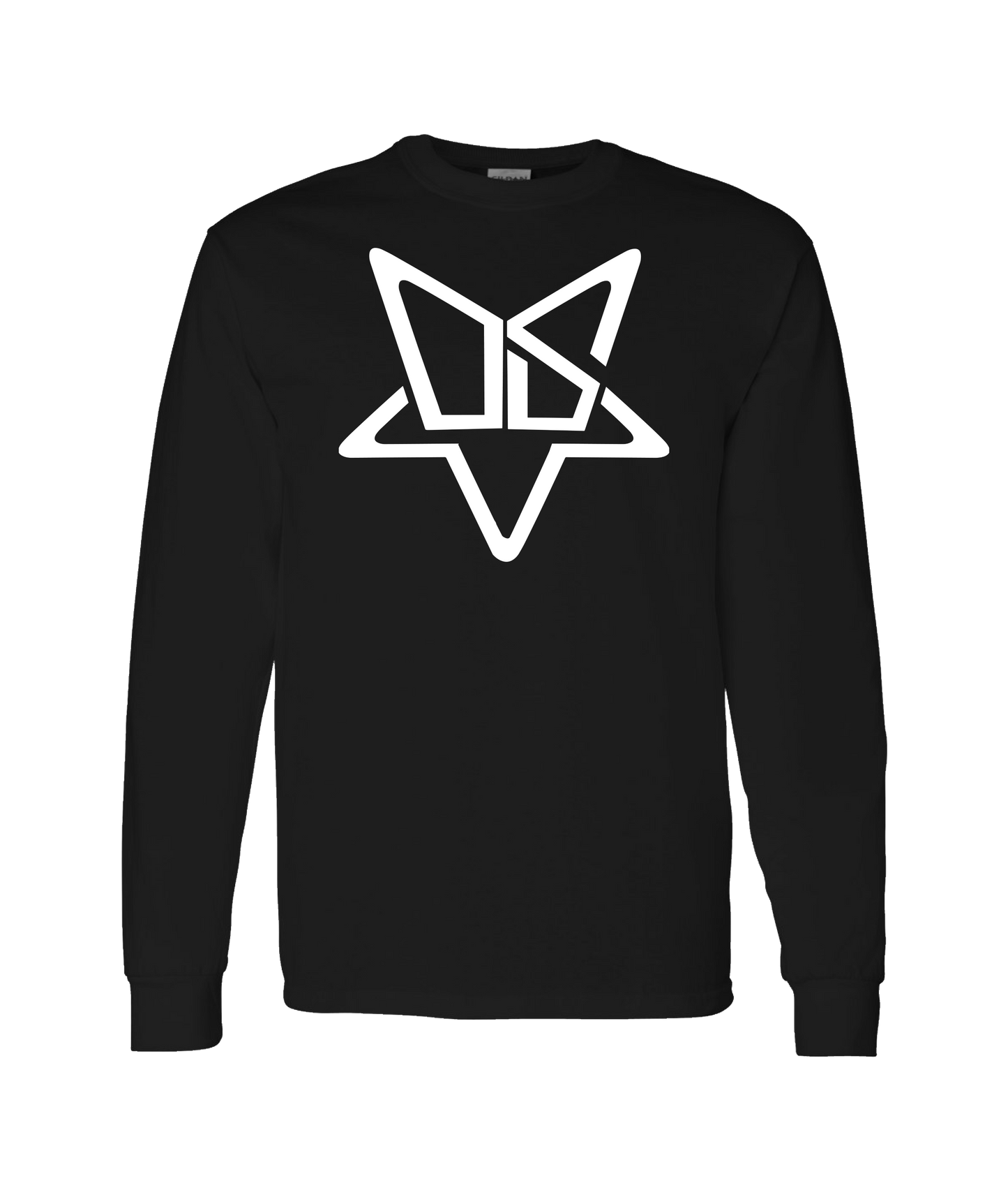 Dead Skankz - Star Logo - Black Long Sleeve T