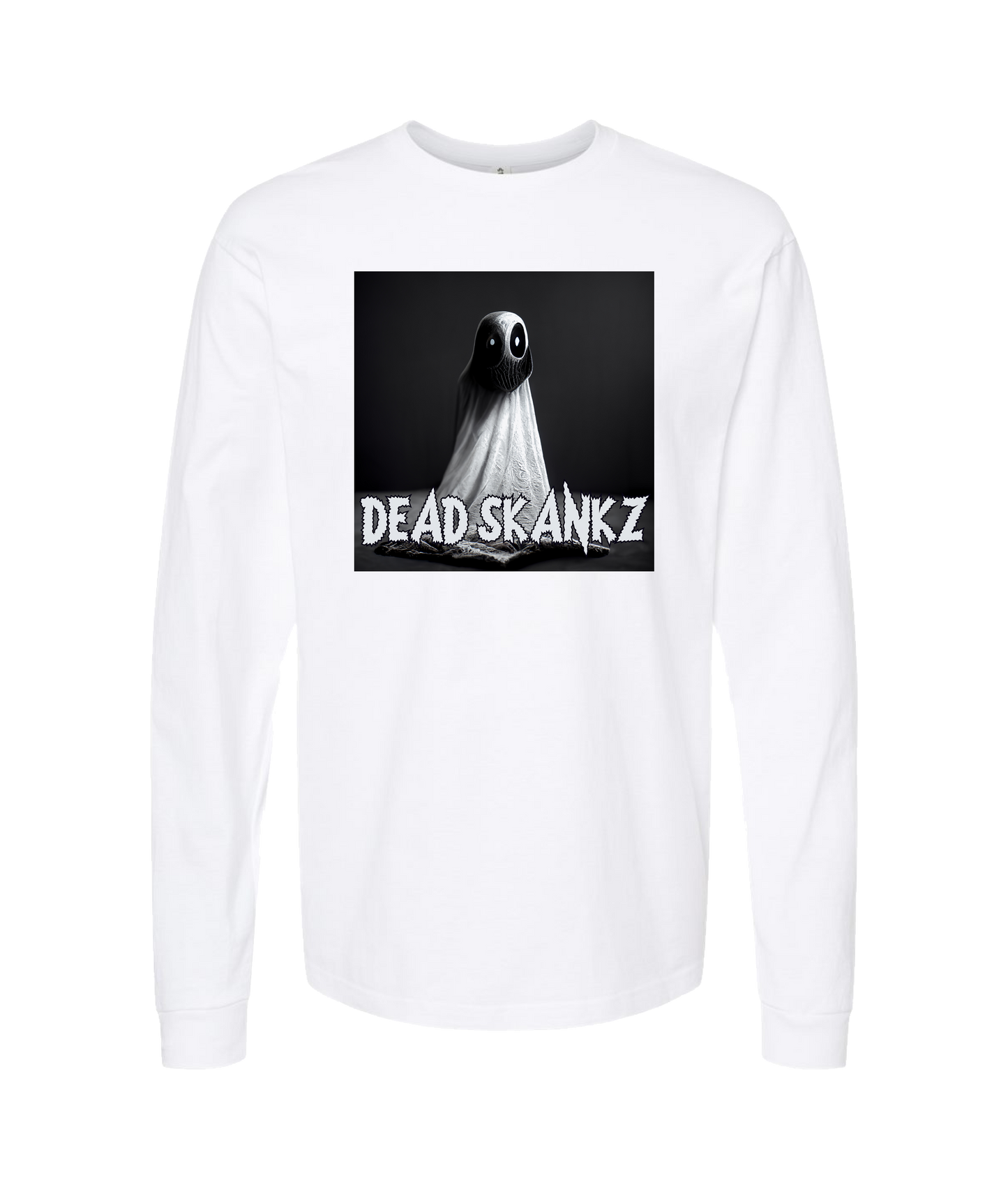 Dead Skankz - Ghost - White Long Sleeve T