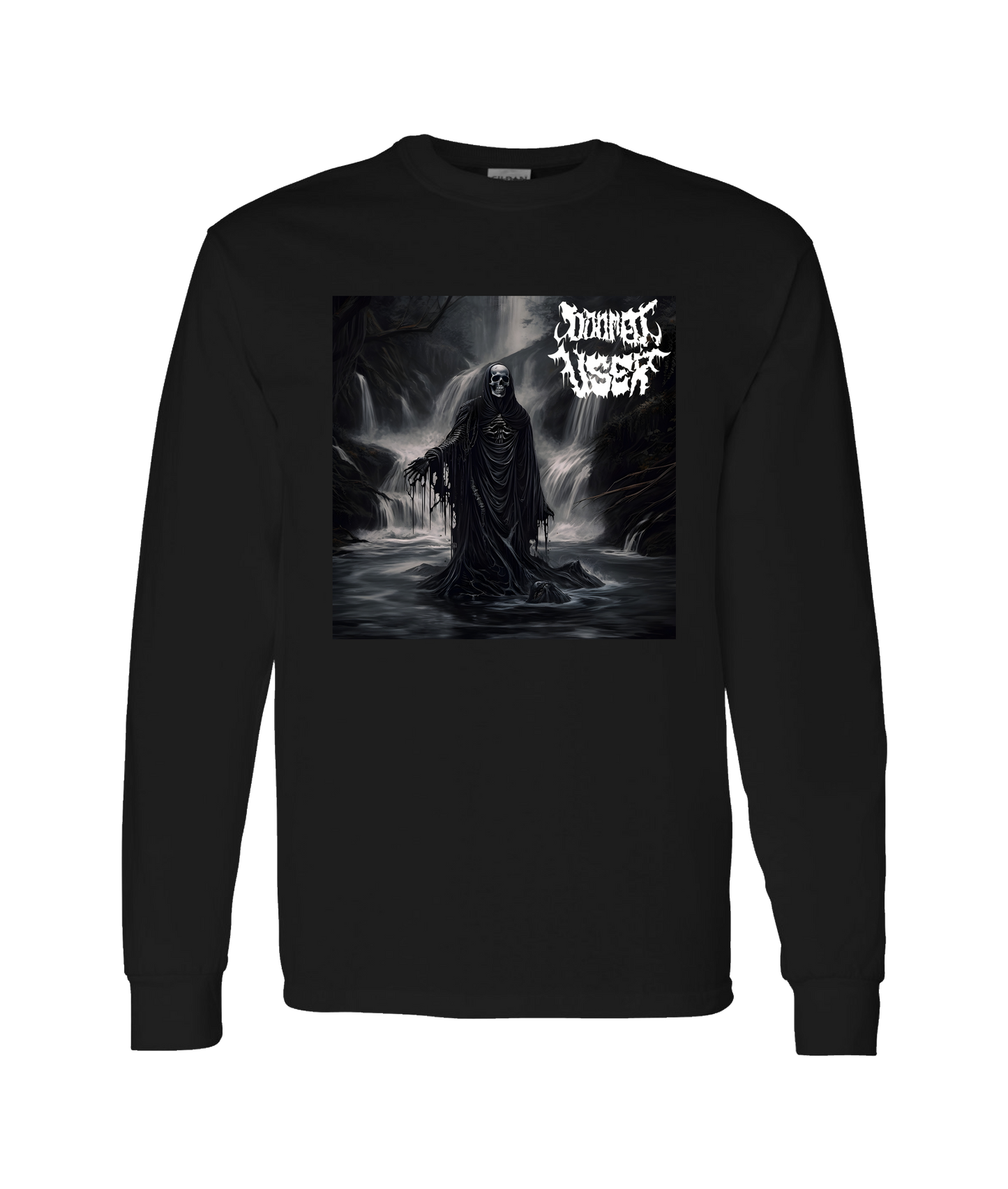 Doomed User - Cryptic Tomb - Black Long Sleeve T