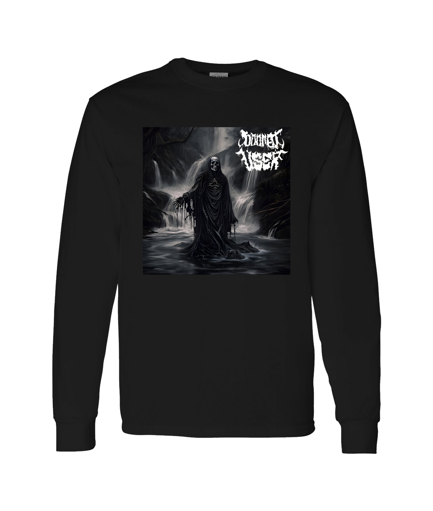 V-DUTOP - DESIGN 10 - Black Long Sleeve T
