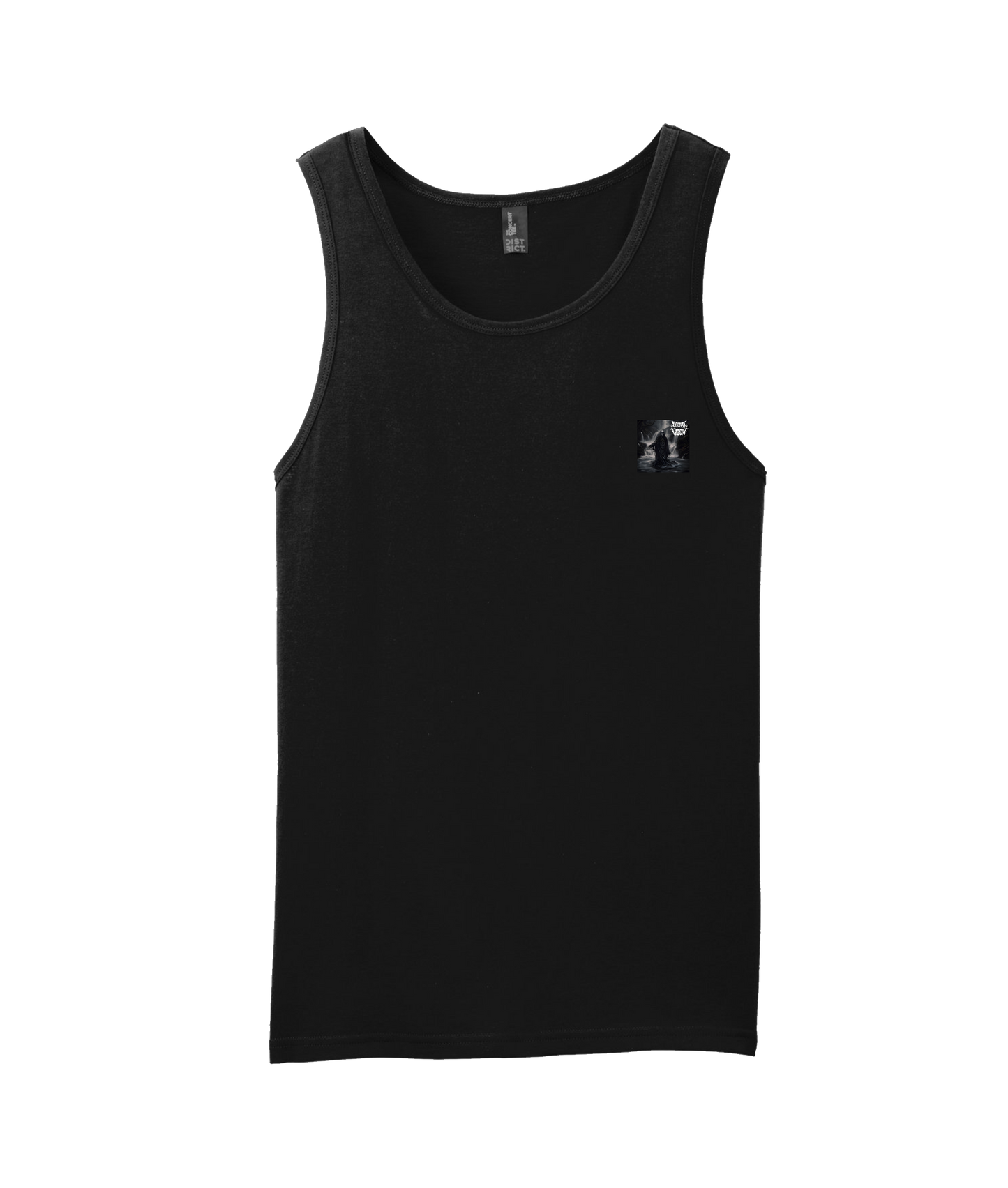 V-DUTOP - DESIGN 10 - Black Tank Top