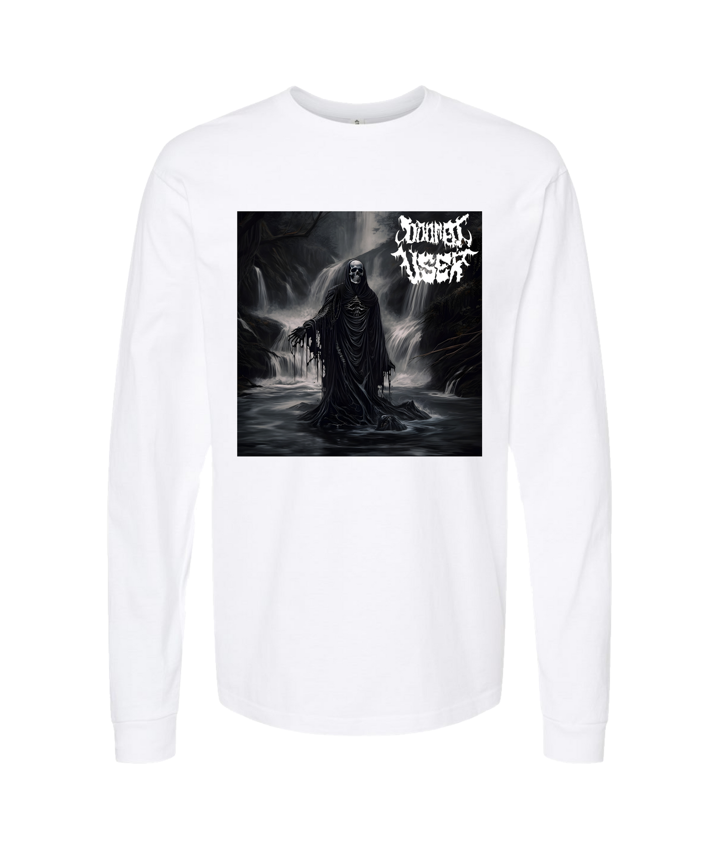 V-DUTOP - DESIGN 10 - White Long Sleeve T