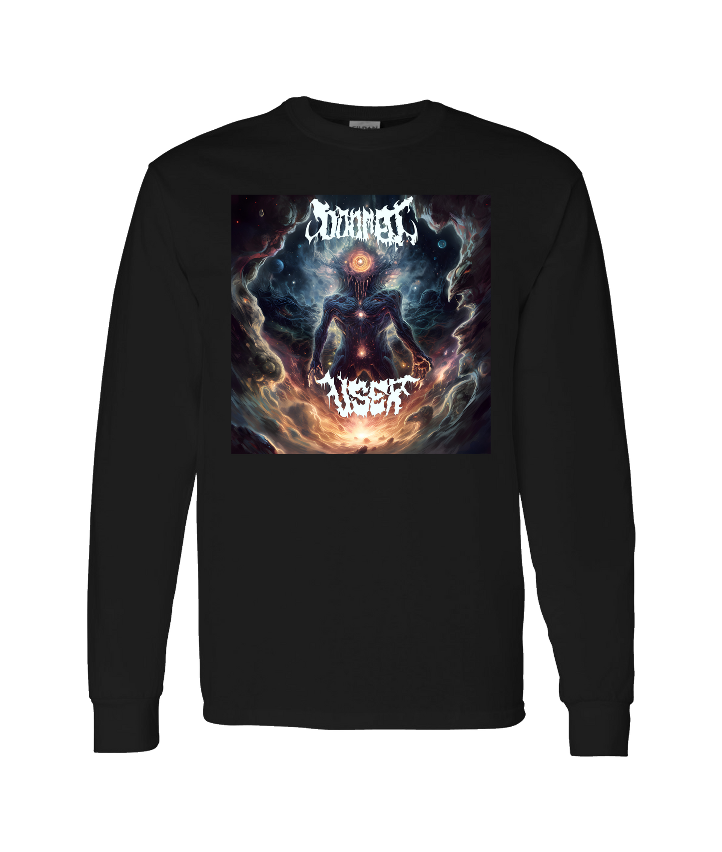 Doomed User - Azazel The Abomination - Black Long Sleeve T