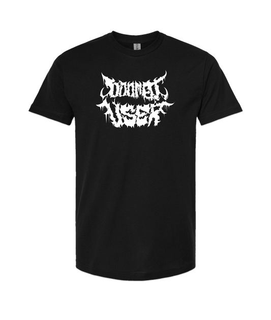 Doomed User - Logo 2 - Black T-Shirt