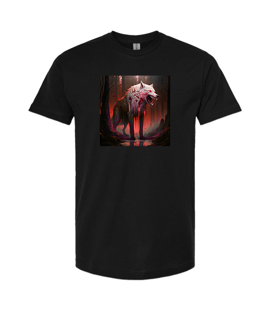Doomed User - Wolf Woods - Black T-Shirt