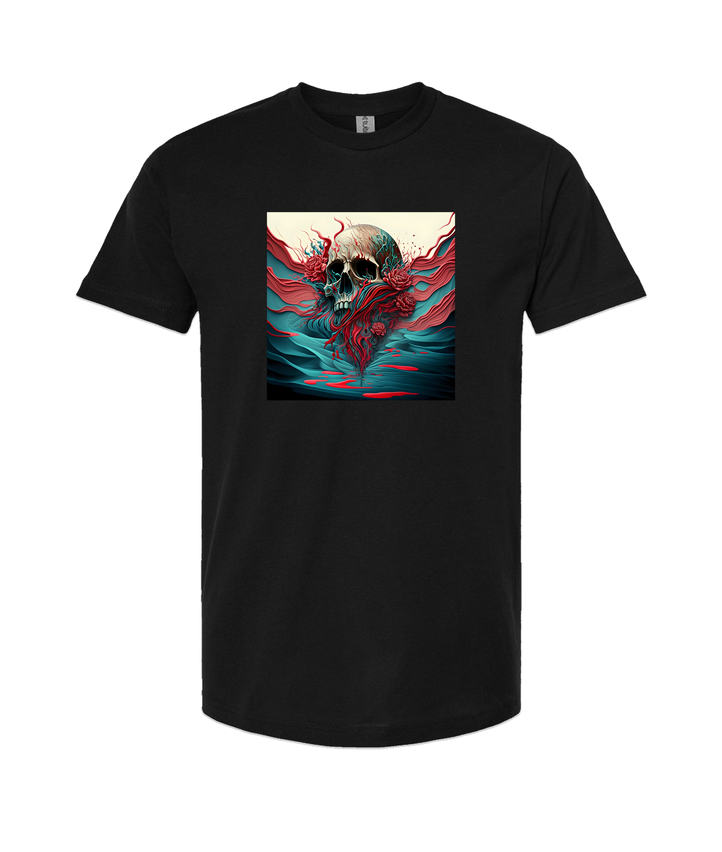 V-DUTOP - DESIGN 7 - Black T-Shirt