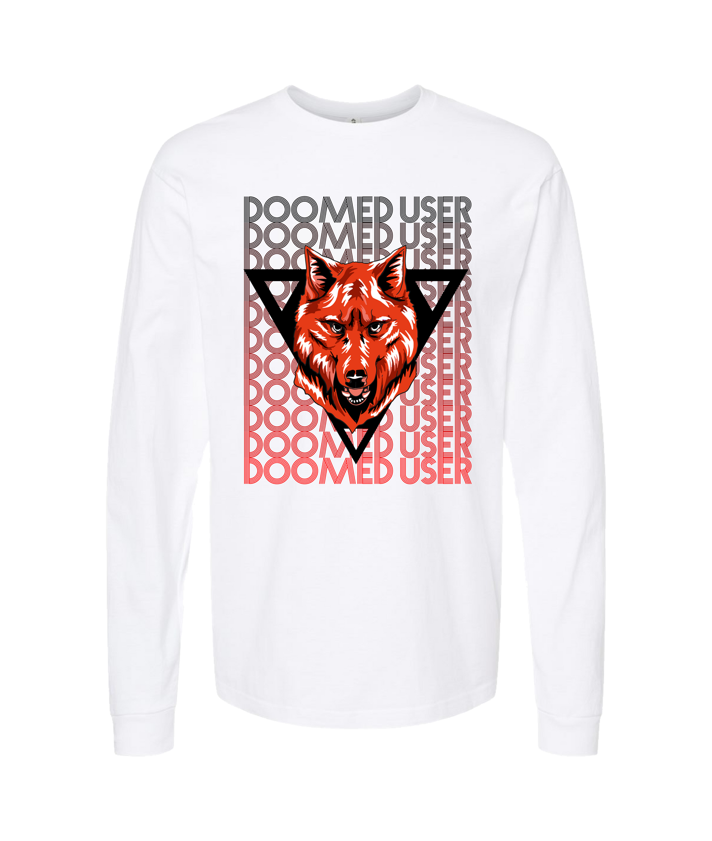V-DUTOP - DESIGN 2 - White Long Sleeve T