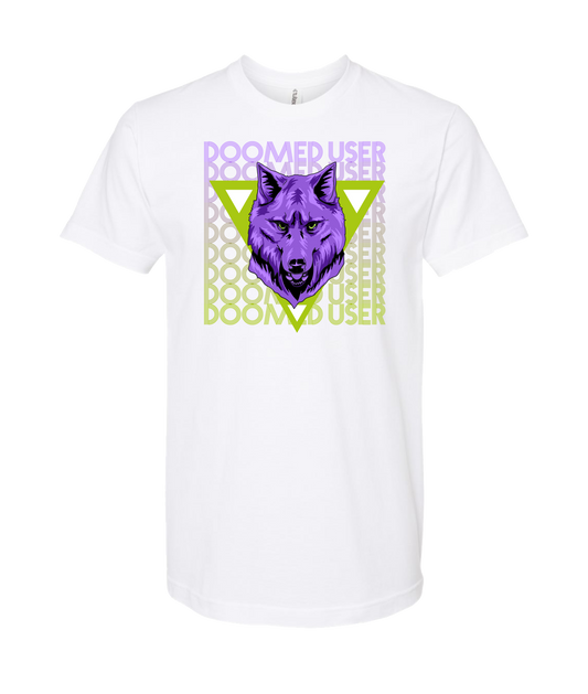 Doomed User - Wolf Purple - White T-Shirt