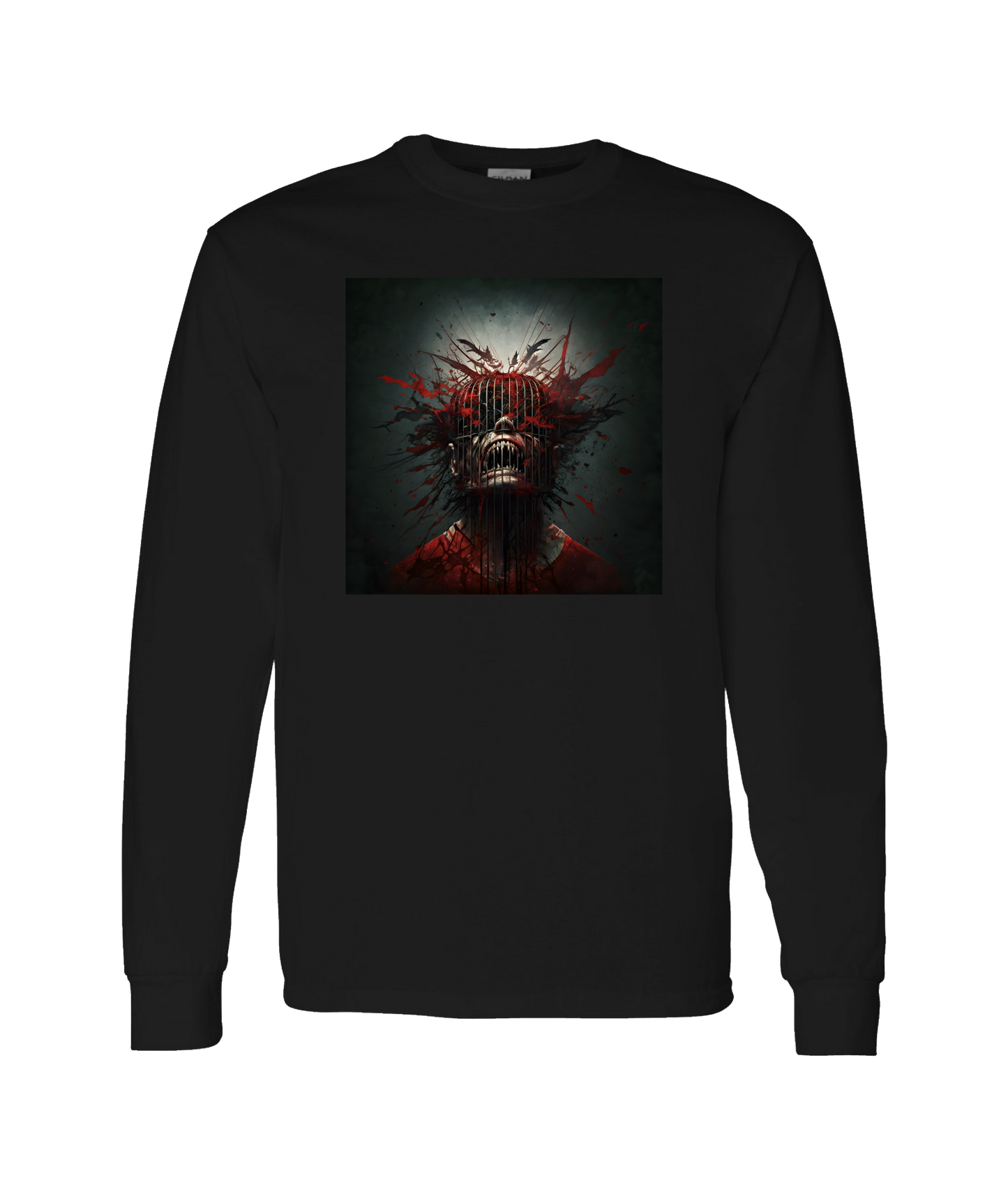 V-DUTOP - DESIGN 3 - Black Long Sleeve T