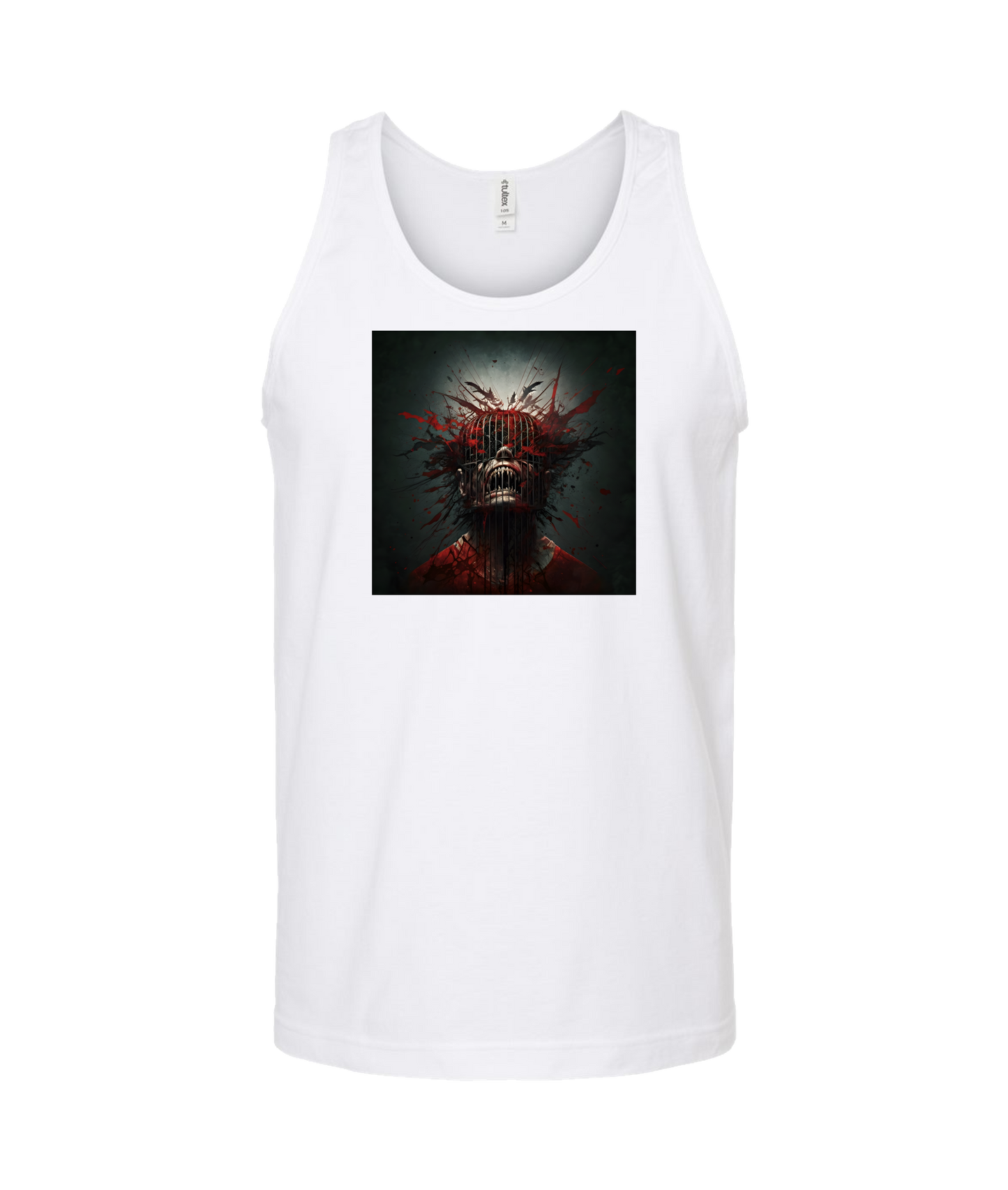 V-DUTOP - DESIGN 4 - White Tank Top