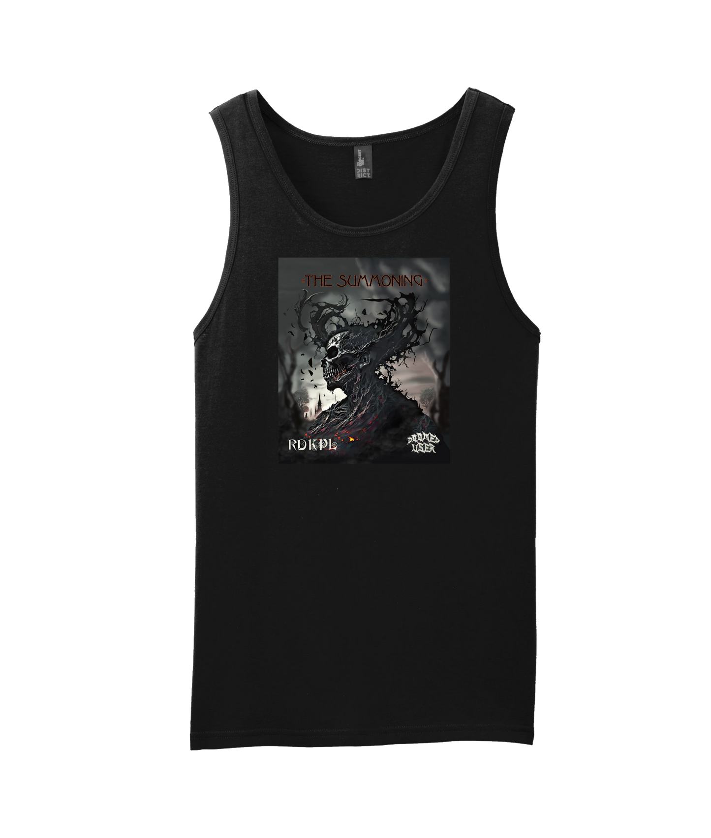 V-DUTOP - DESIGN 4 - Black Tank Top