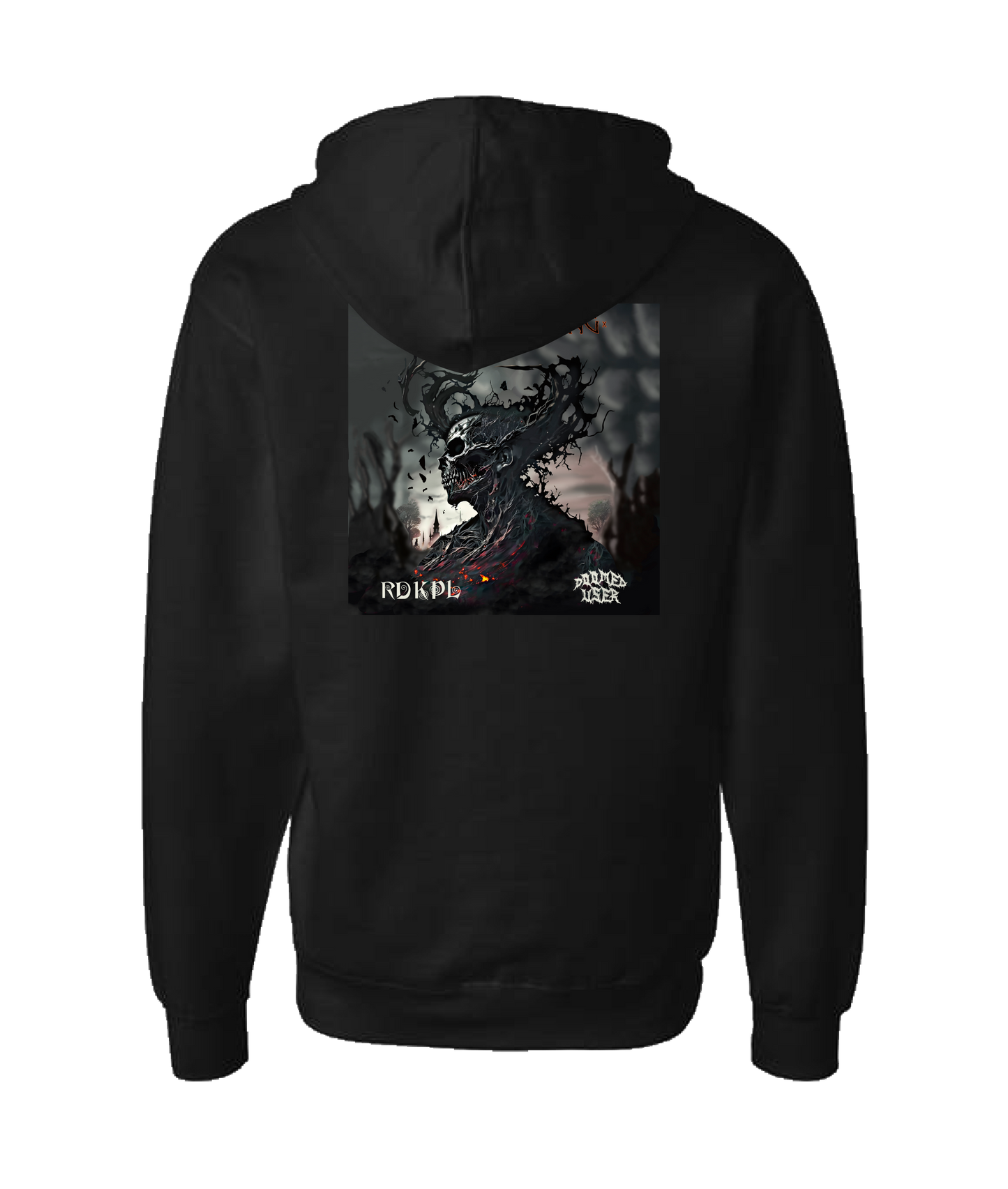 Doomed User - The Summoning - Black Zip Up Hoodie