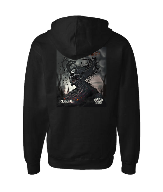 V-DUTOP - DESIGN 4 - Black Zip Up Hoodie