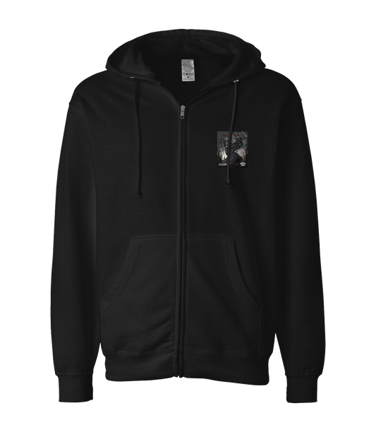 V-DUTOP - DESIGN 4 - Black Zip Up Hoodie
