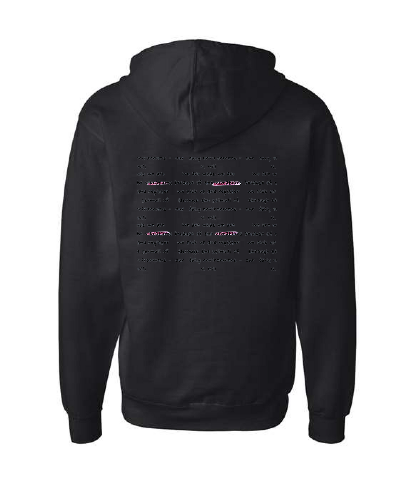 V-DVSTOP - IT CAN CHANGE - Black Zip Up Hoodie