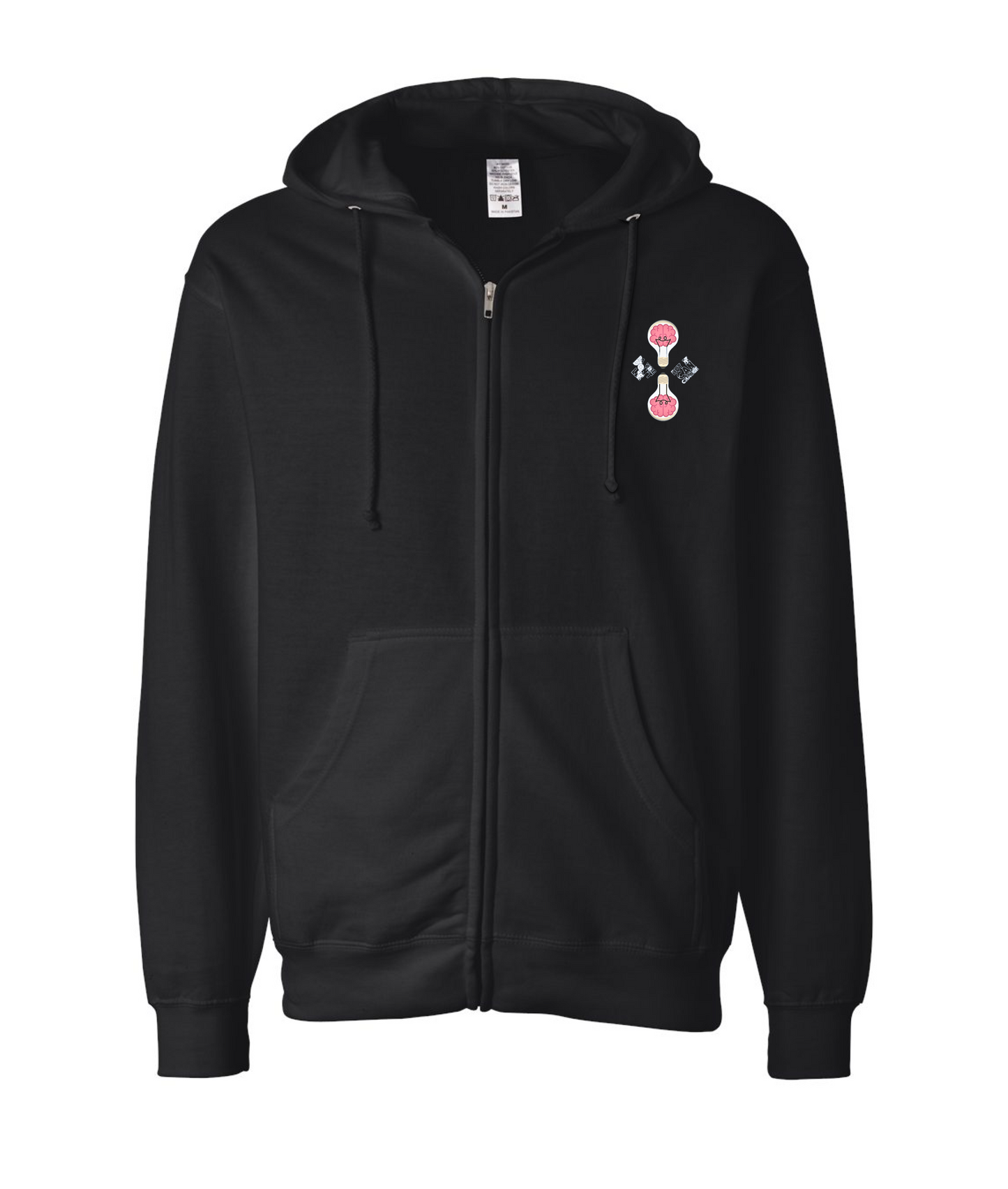 V-DVSTOP - IT CAN CHANGE - Black Zip Up Hoodie