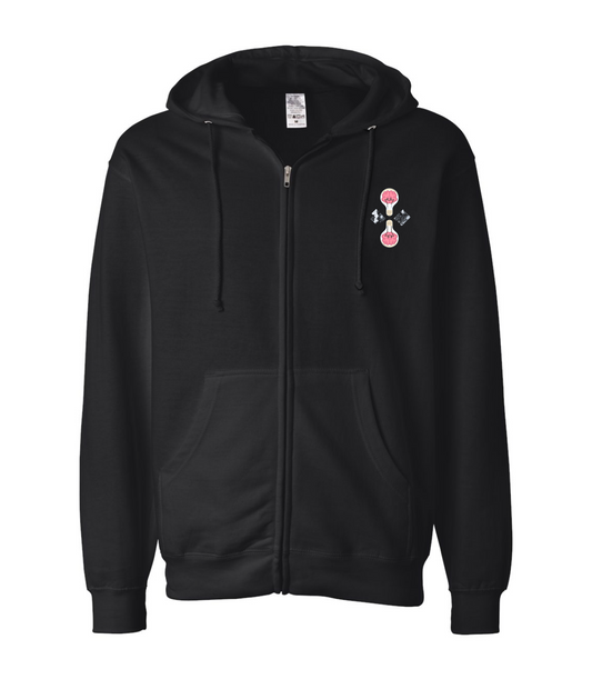 V-DVSTOP - IT CAN CHANGE - Black Zip Up Hoodie