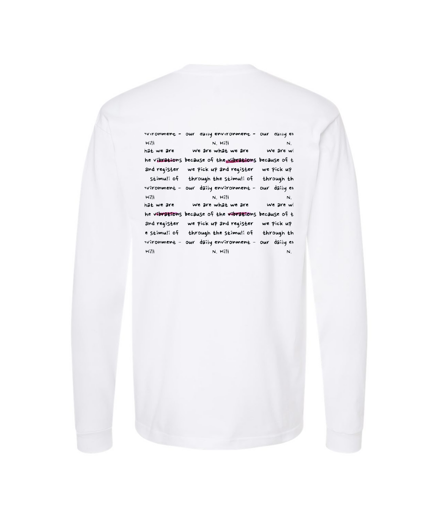 V-DVSTOP - IT CAN CHANGE - White Long Sleeve T
