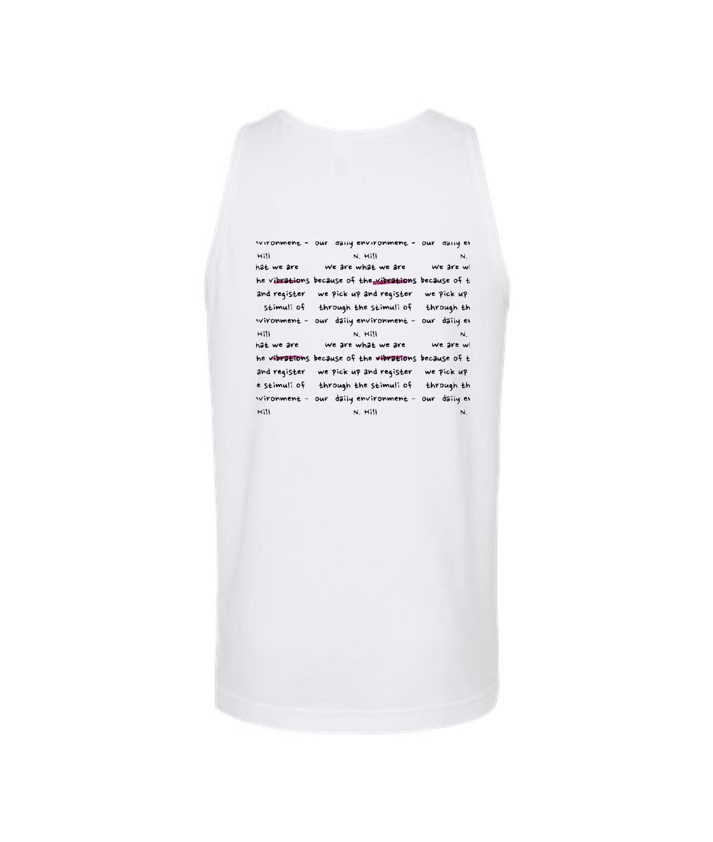 V-DVSTOP - IT CAN CHANGE - White Tank Top