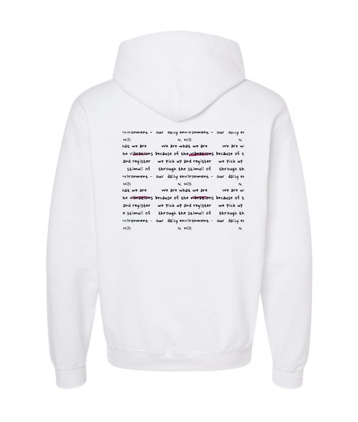 Da Vibe Shop - IT CAN CHANGE - White Hoodie