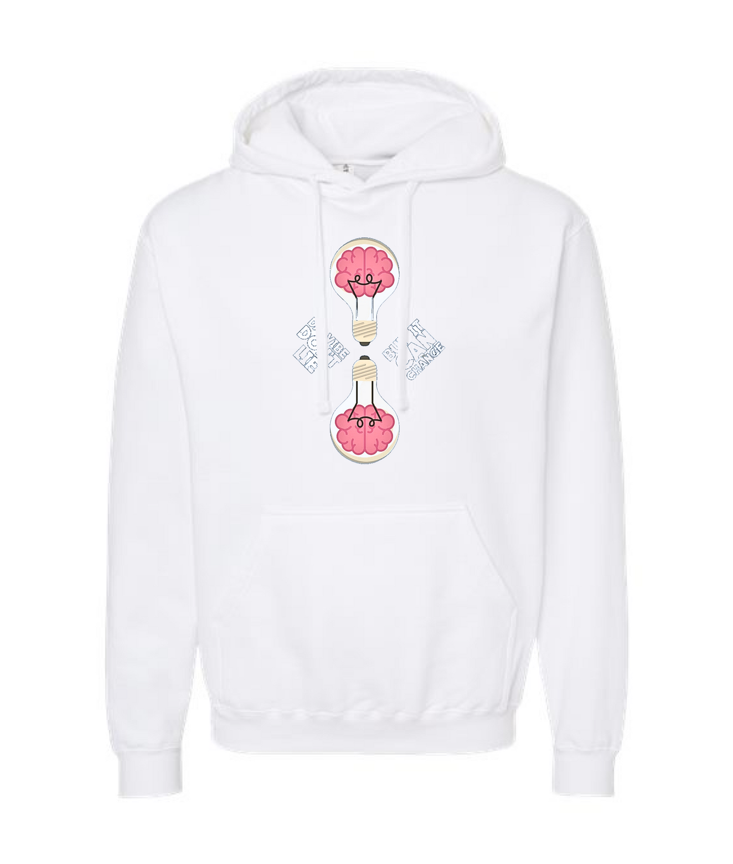 Da Vibe Shop - IT CAN CHANGE - White Hoodie