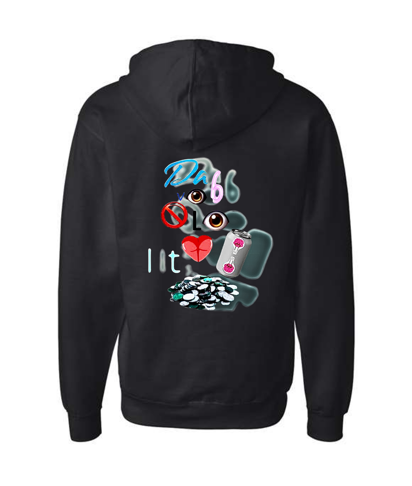 Da Vibe Shop - IT CAN CHANGE - Black Zip Up Hoodie