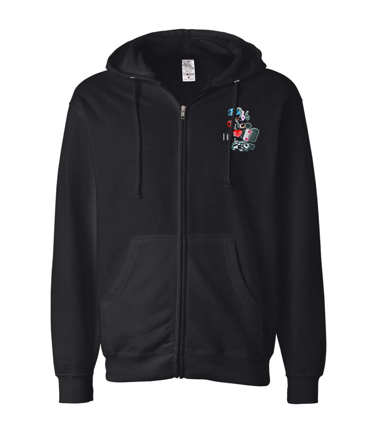 Da Vibe Shop - IT CAN CHANGE - Black Zip Up Hoodie