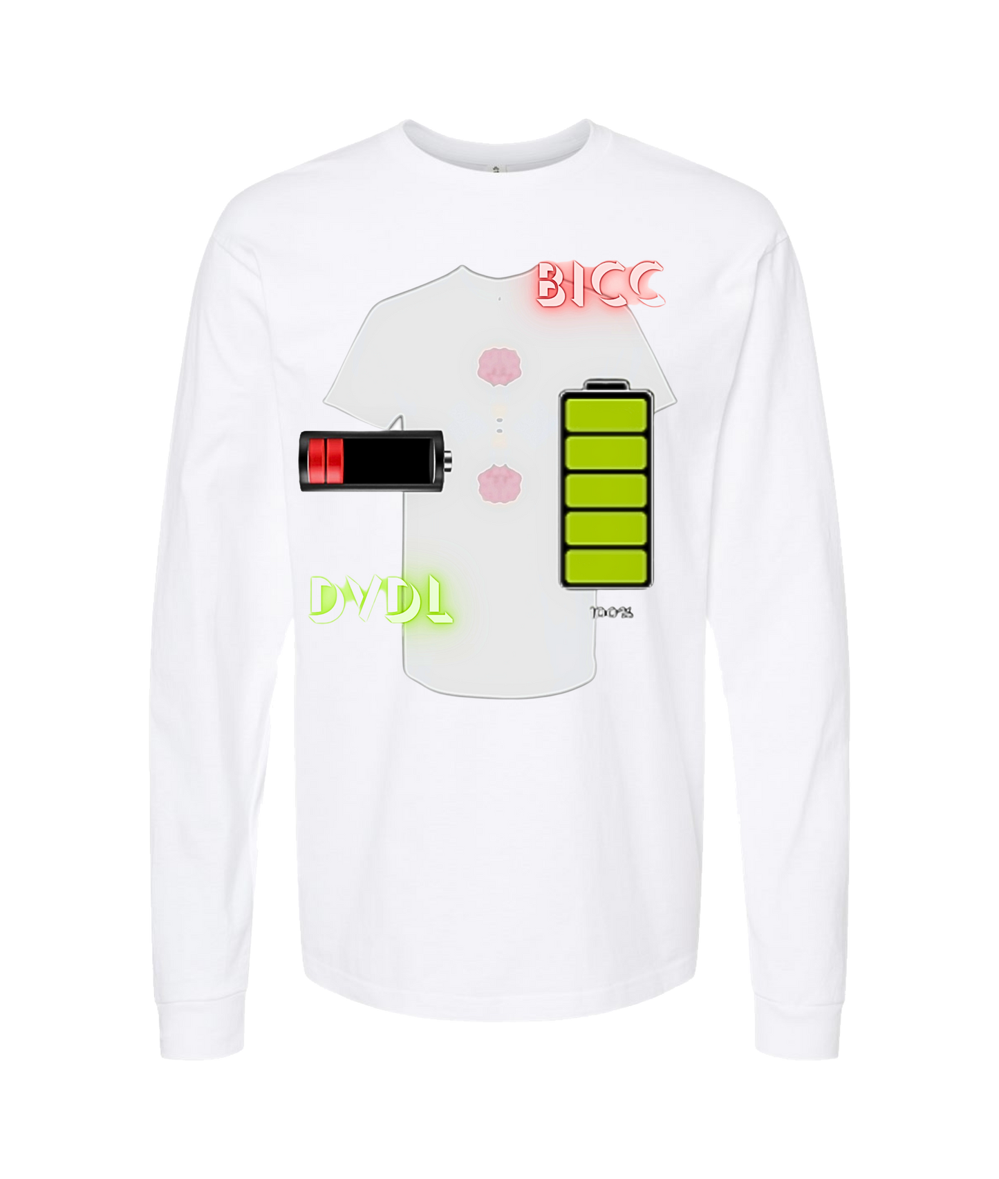 Da Vibe Shop - BICC - White Long Sleeve T