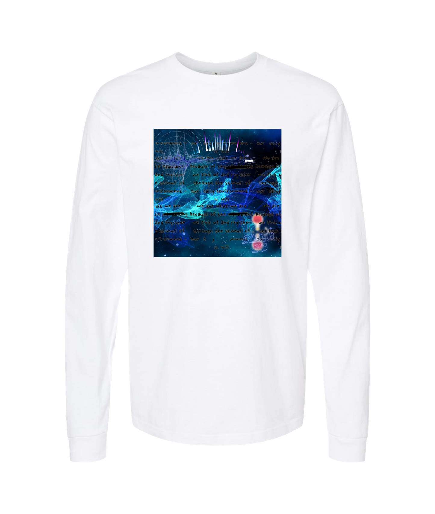 Da Vibe Shop - SOLAR - White Long Sleeve T