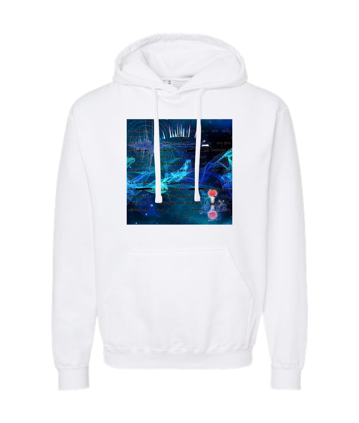 Da Vibe Shop - SOLAR - White Hoodie