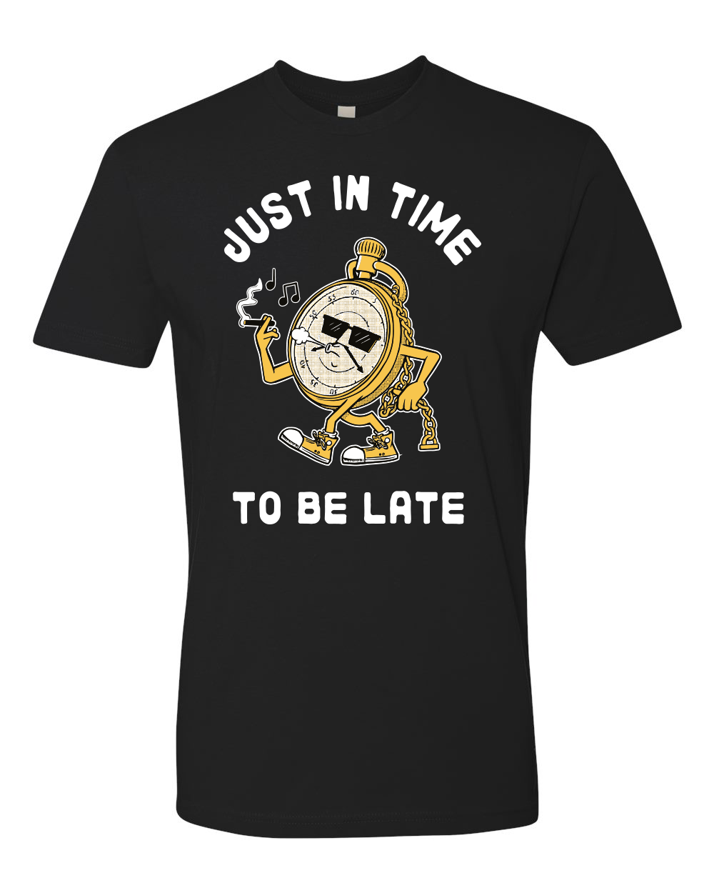 Damon Wayans Jr. - Just In Time To Be Late - Black T-Shirt