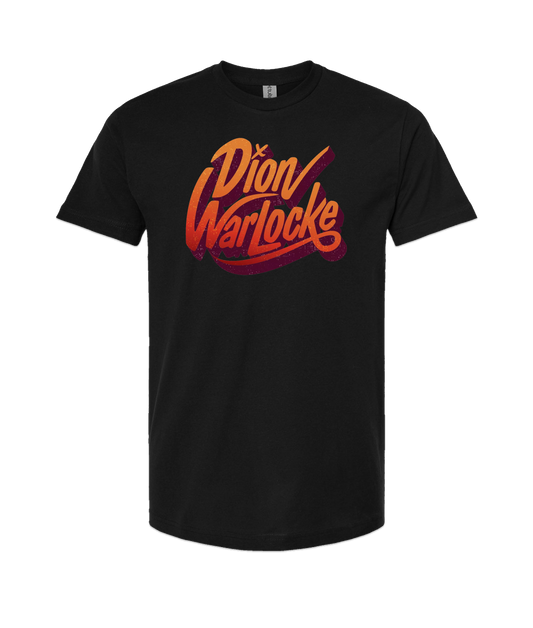 Dion Warlocke - Weathered Logo - Black T-Shirt