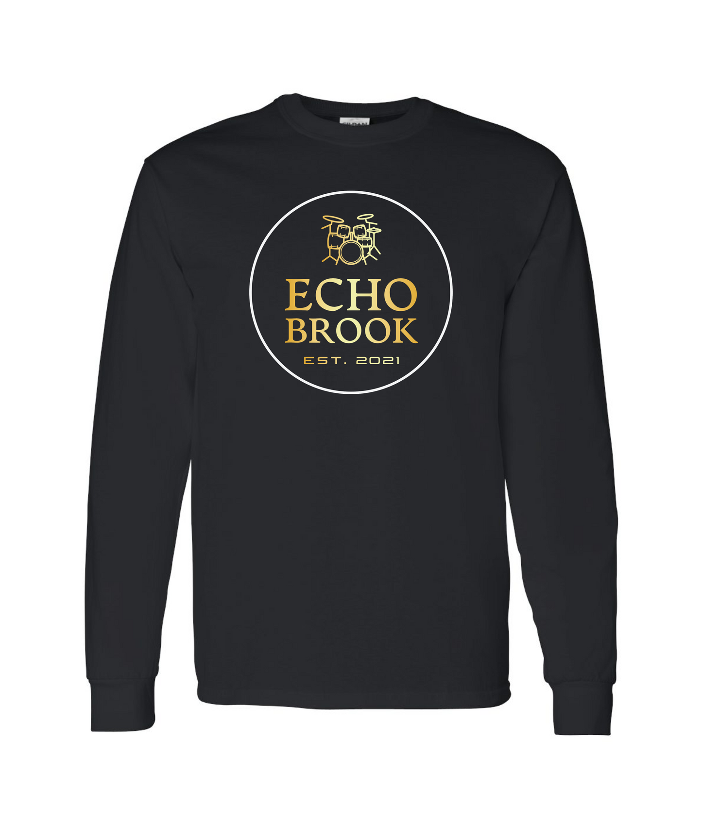 Echo Brook - Logo - Black Long Sleeve T