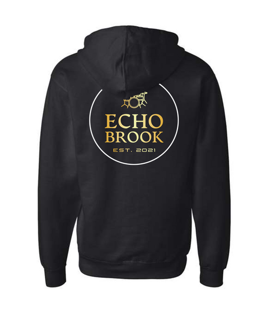 Echo Brook - Logo - Black Zip Hoodie