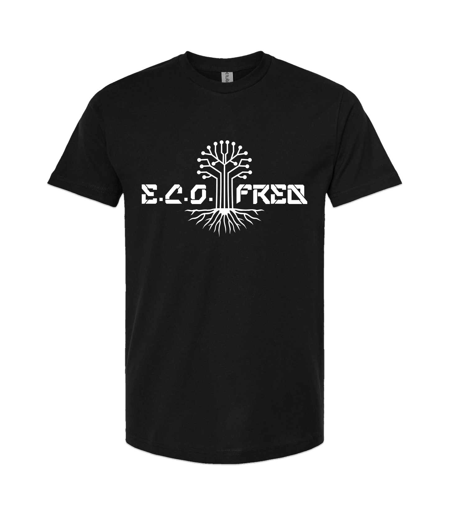 E.C.O.Freq - E.C.O TREE - Black T-Shirt