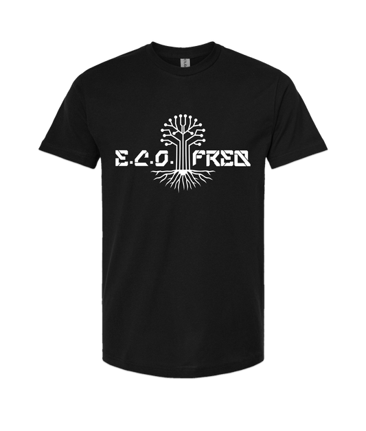 V-ECOTOP - E.C.O TREE - Black T-Shirt
