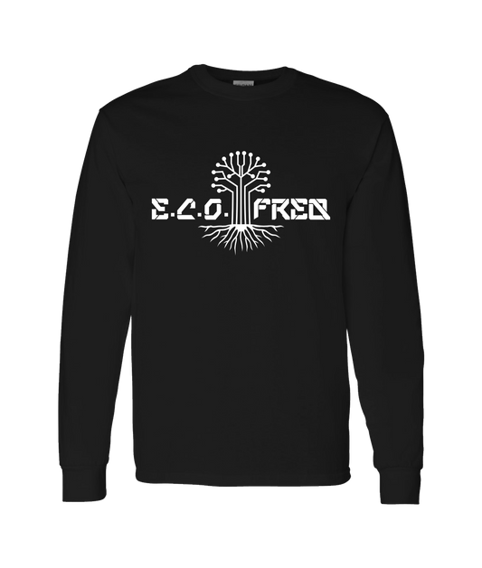 V-ECOTOP - E.C.O TREE - Black Long Sleeve T