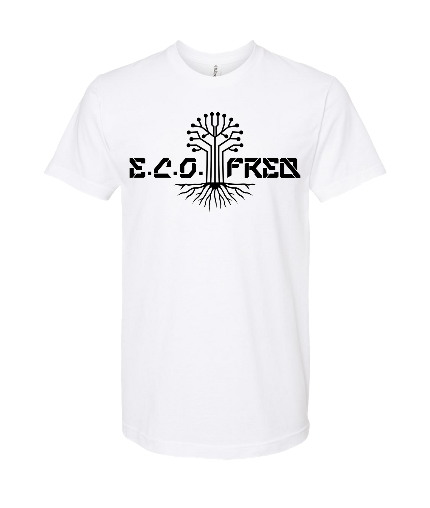 V-ECOTOP - E.C.O TREE - White T Shirt