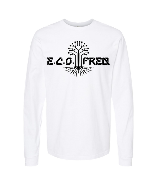E.C.O.Freq - E.C.O TREE - White Long Sleeve T