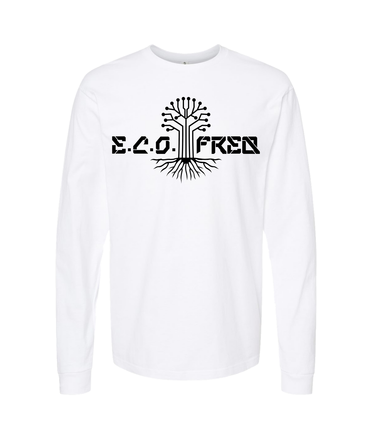 V-ECOTOP - E.C.O TREE - White Long Sleeve T