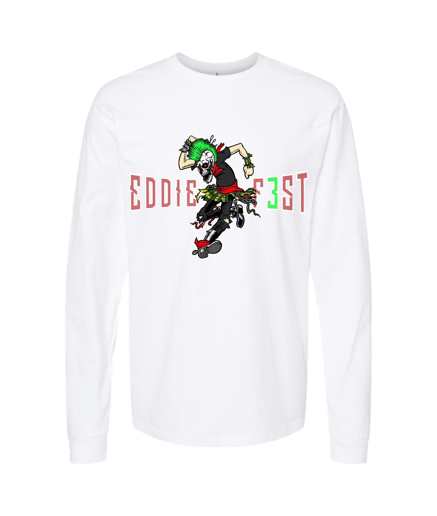 V-EDDTOP - Eddiefest 2024 - White Long Sleeve T