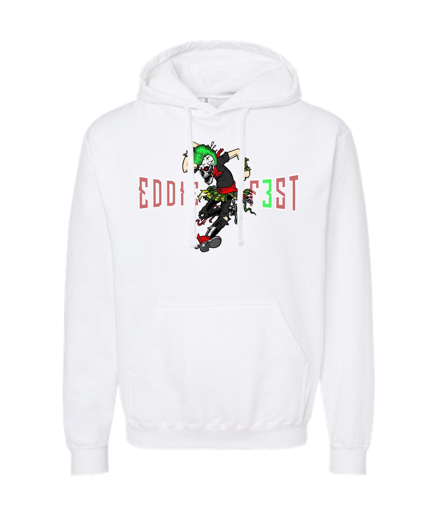 V-EDDTOP - Eddiefest 2024 - White Hoodie