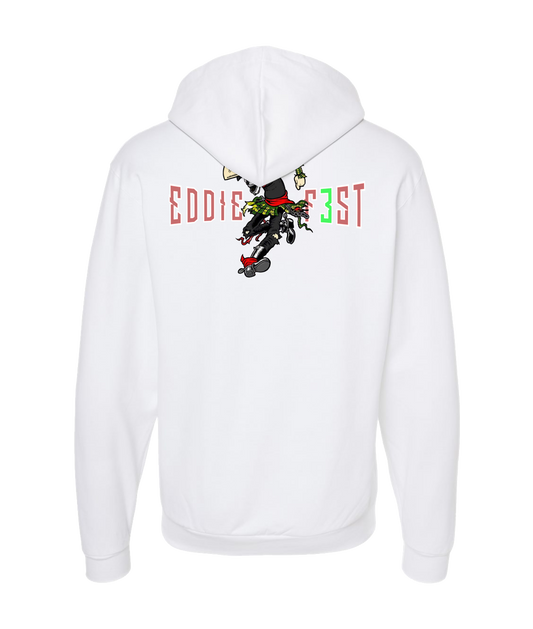 V-EDDTOP - Eddiefest 2024 - White Zip Up Hoodie