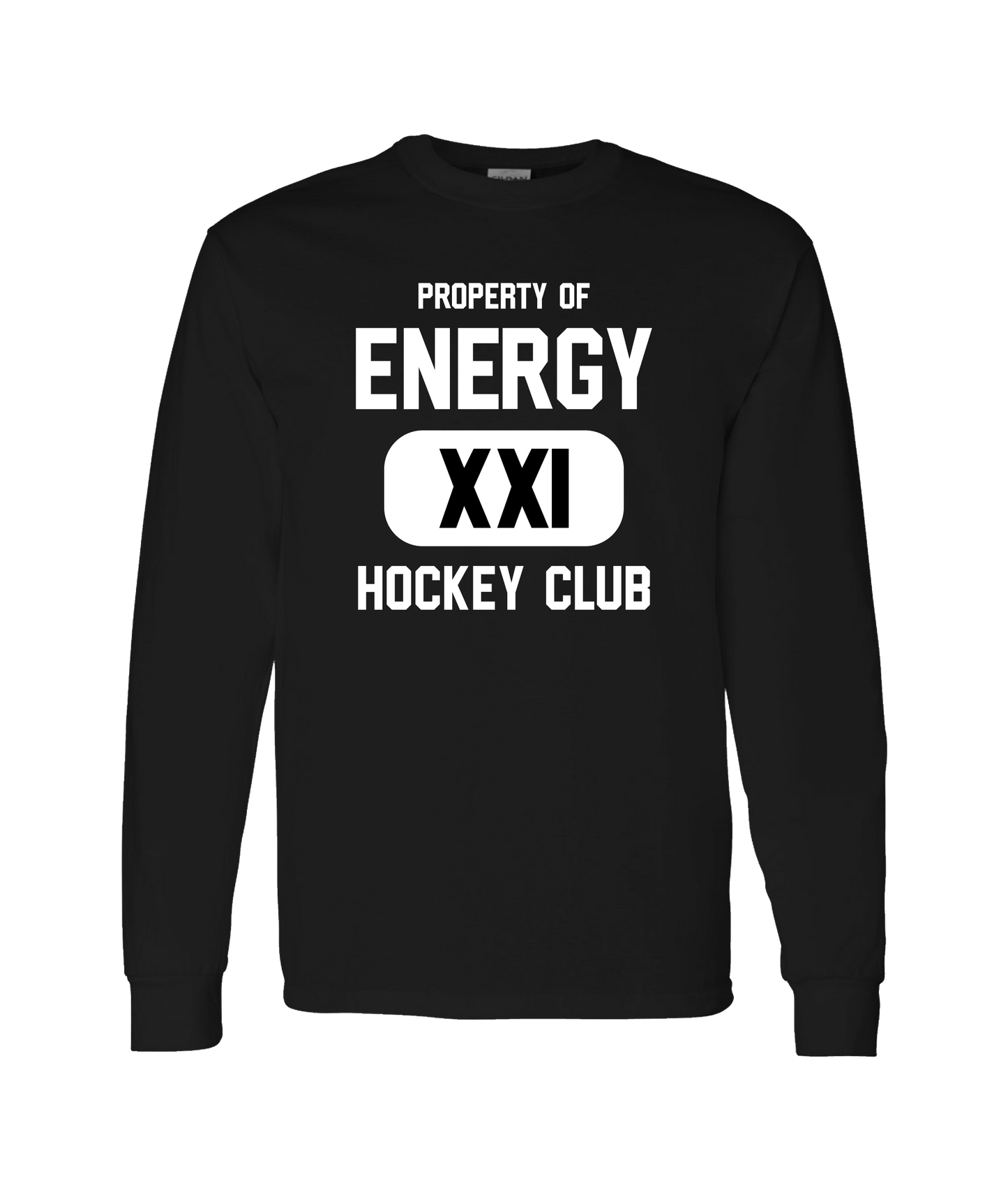 Energy Hockey - Energy XXI Hockey Club - Black Long Sleeve T