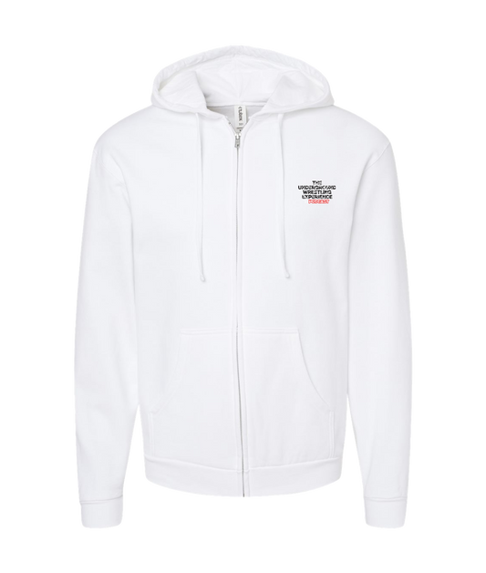 V-EJMTOP - TUWE - White Zip Up Hoodie