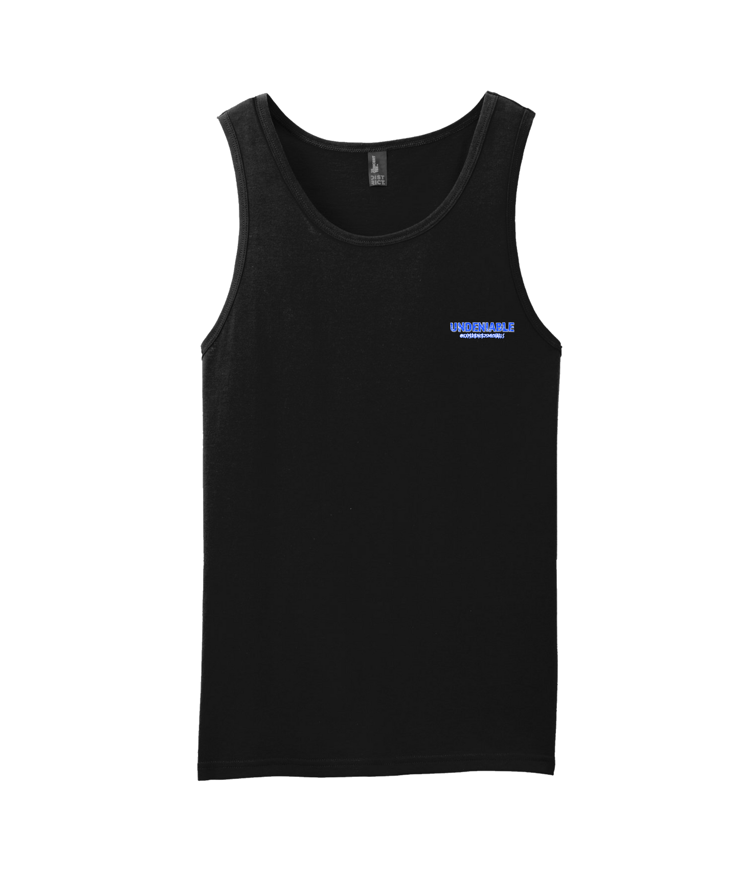 V-EJMTOP - UNDENIABLE - Black Tank Top
