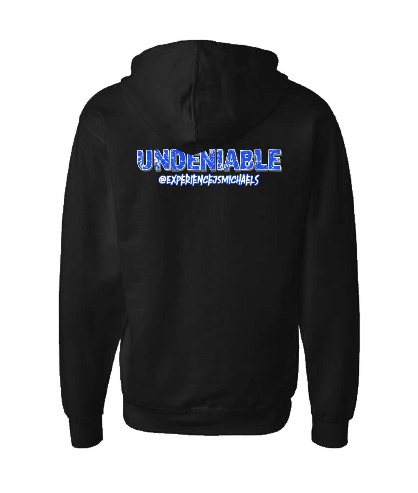 V-EJMTOP - UNDENIABLE - Black Zip Up Hoodie