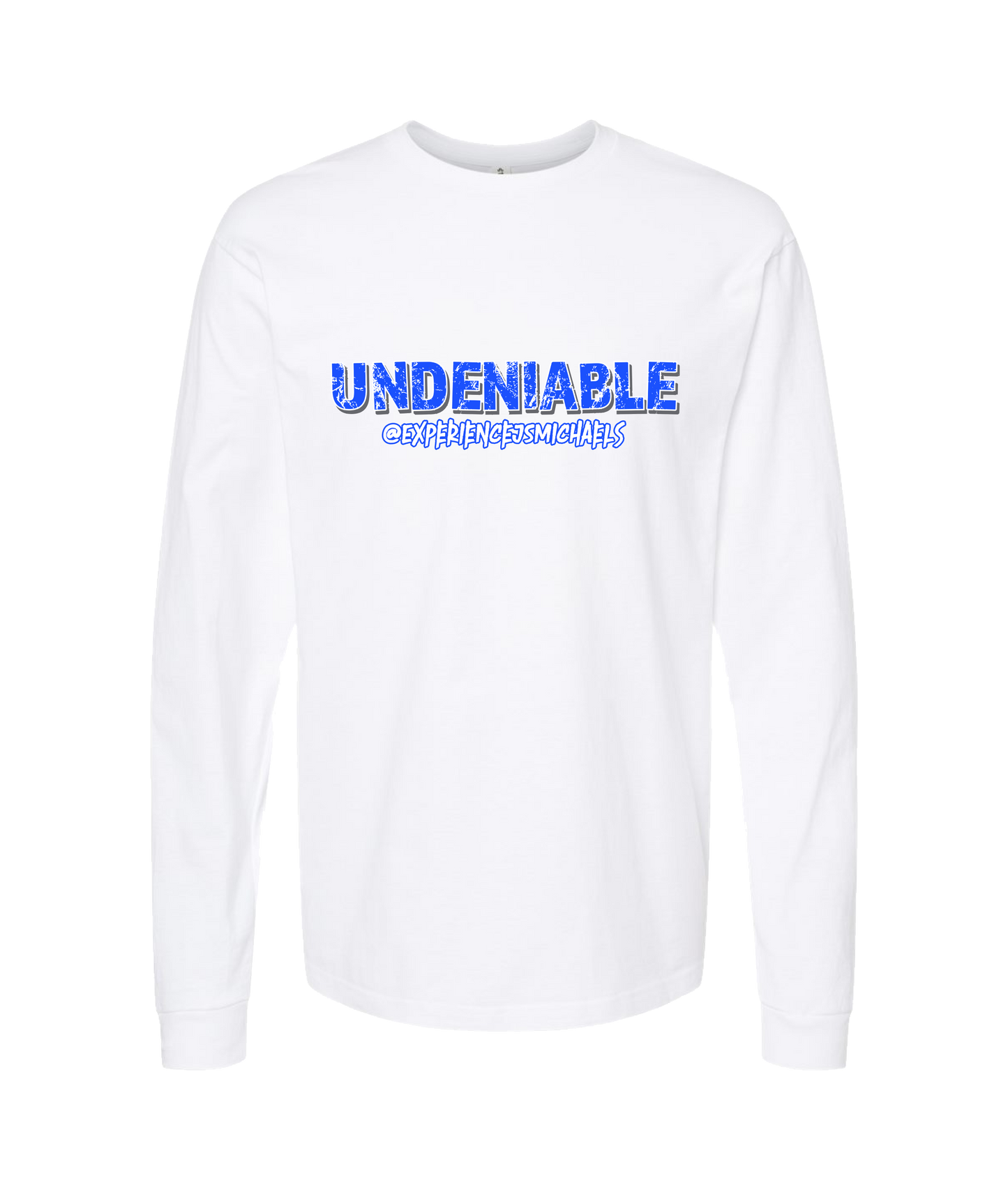 V-EJMTOP - UNDENIABLE - White Long Sleeve T