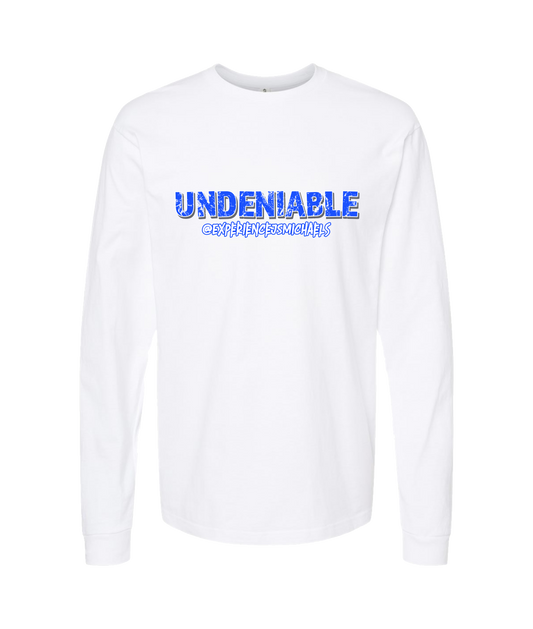 V-EJMTOP - UNDENIABLE - White Long Sleeve T